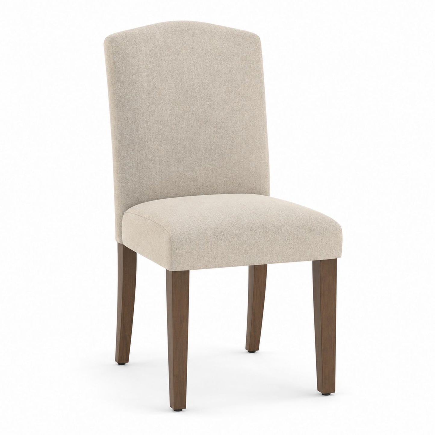 Fabric Dining Chair with Wood Legs