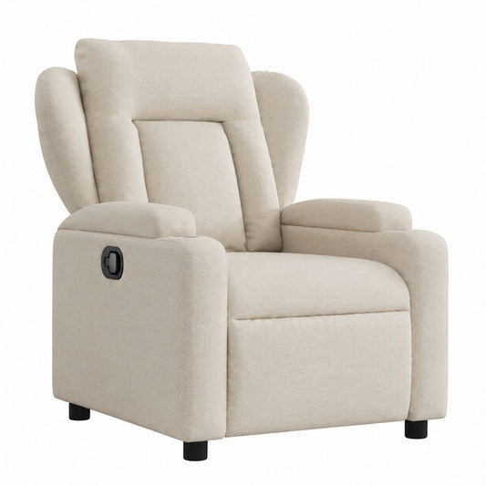 Recliner Chair Linen Fabric Adjustable